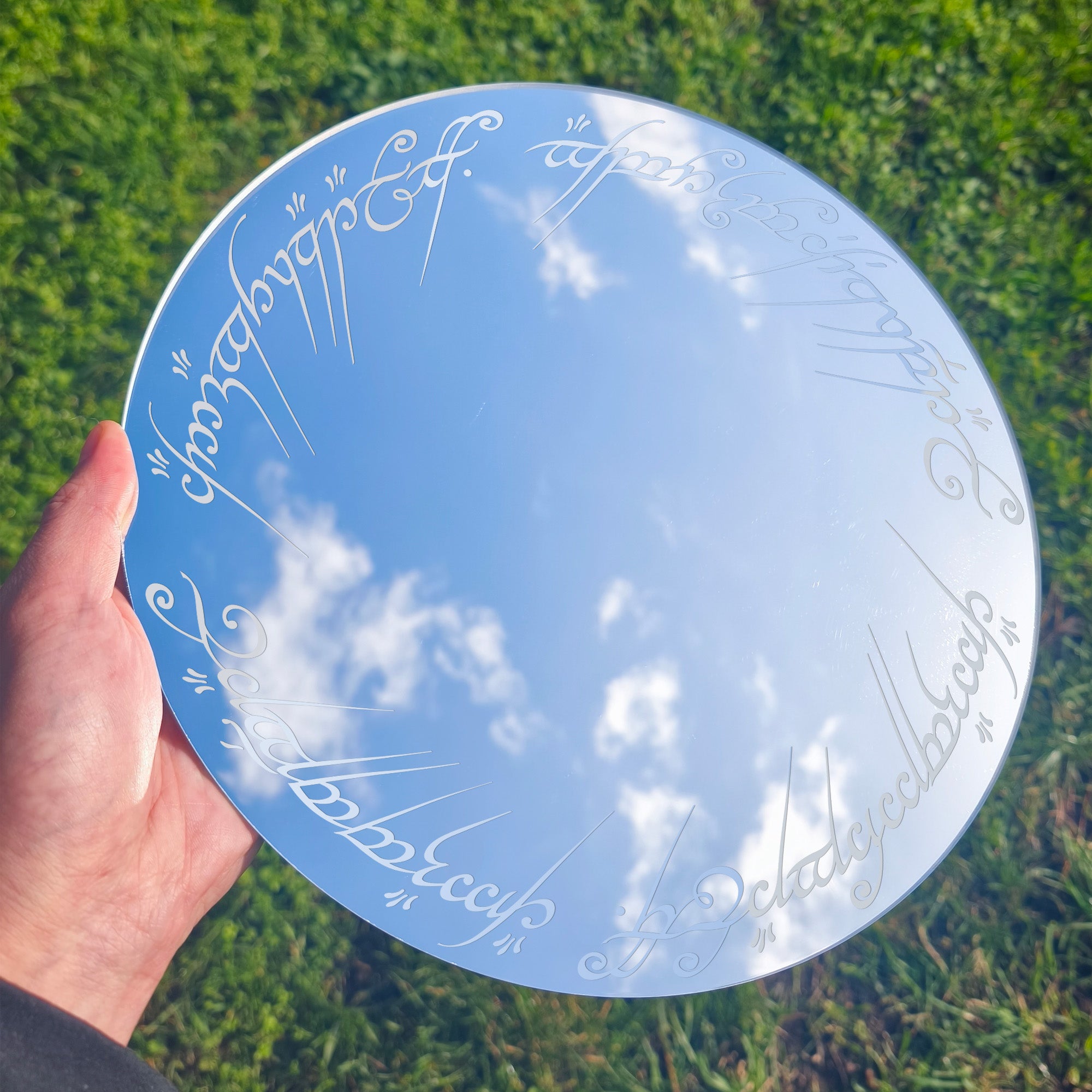 Elvish Inscription Acrylic Mirror