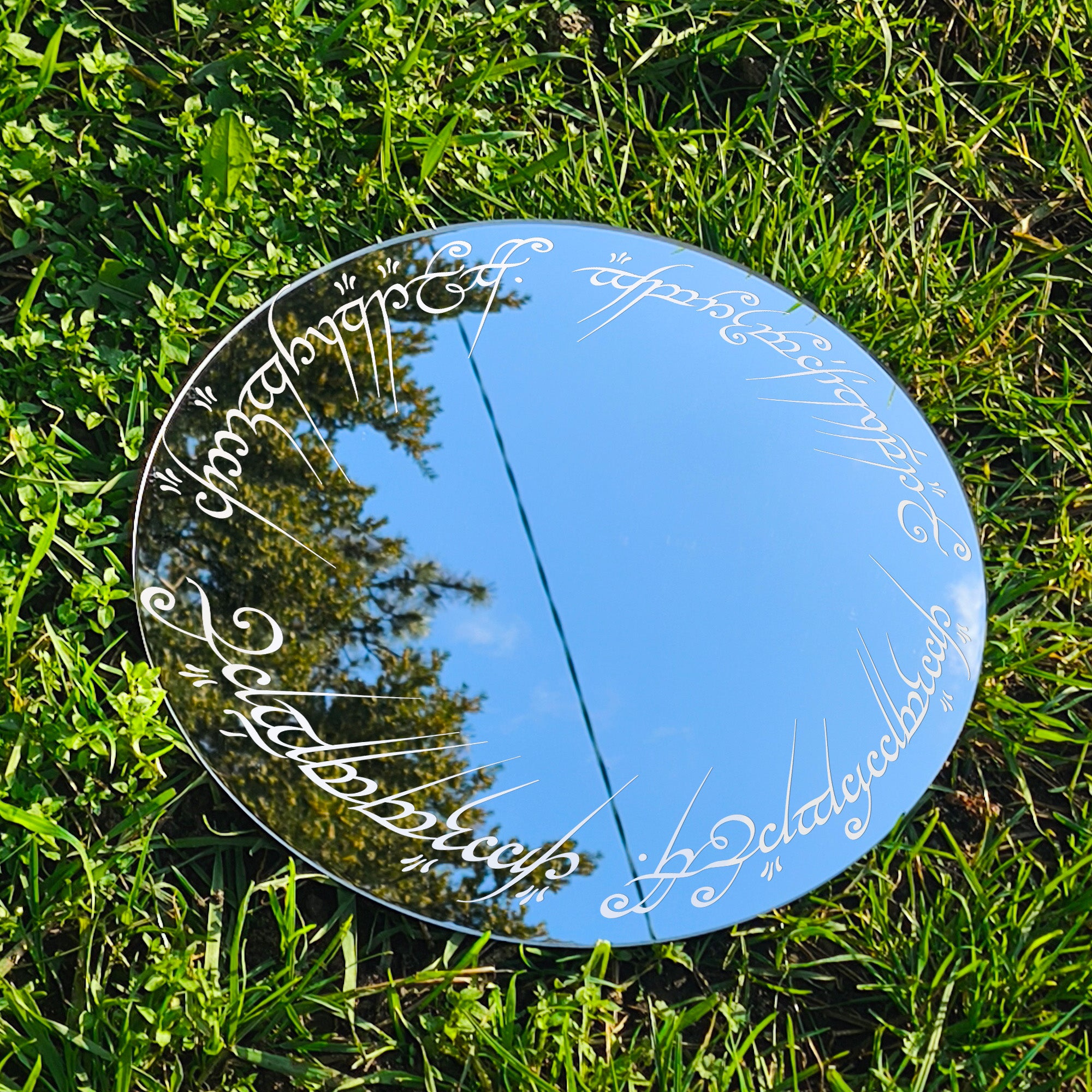 Elvish Inscription Acrylic Mirror
