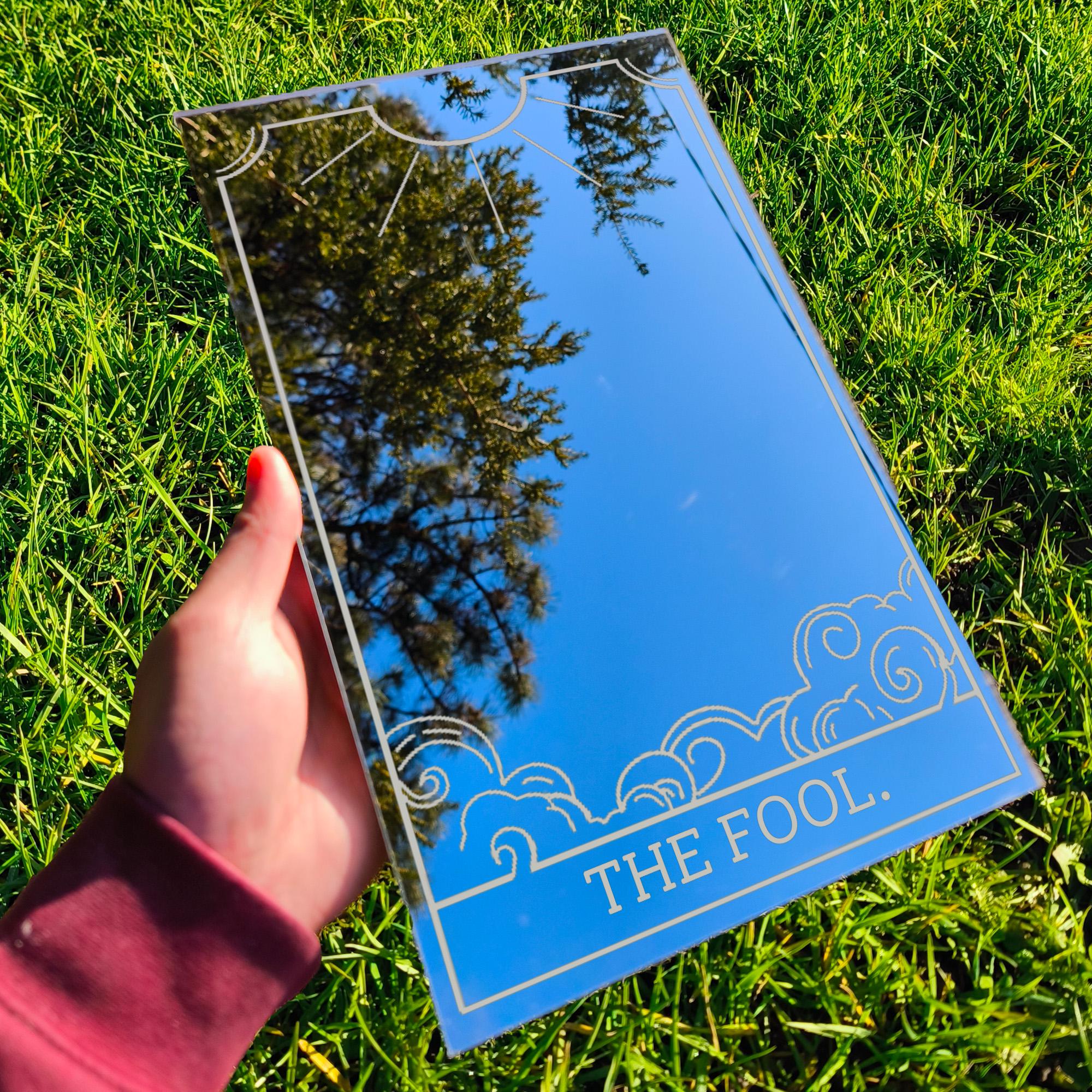 Acrylic Mirror Laser Engraved Anime Gift Home Decor Wall hanging Cool