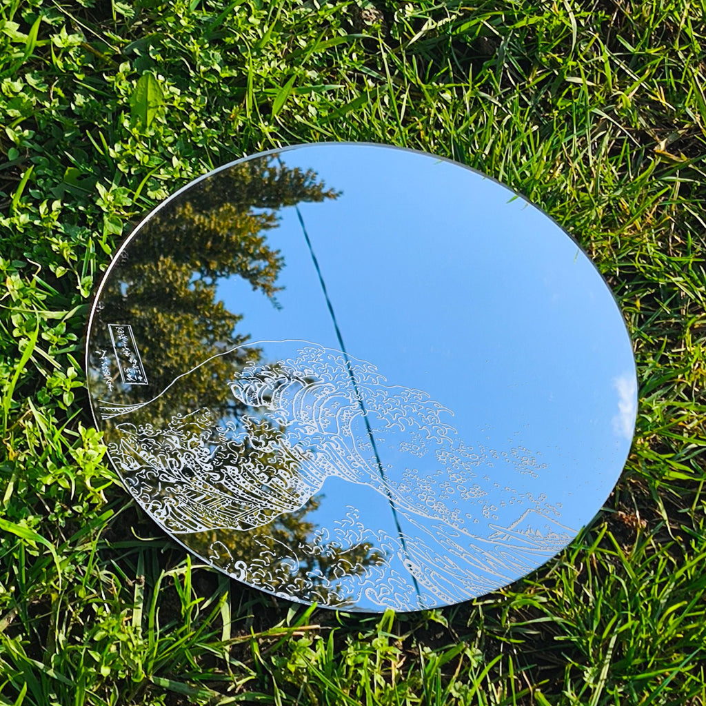 Japanese Wave Mirror