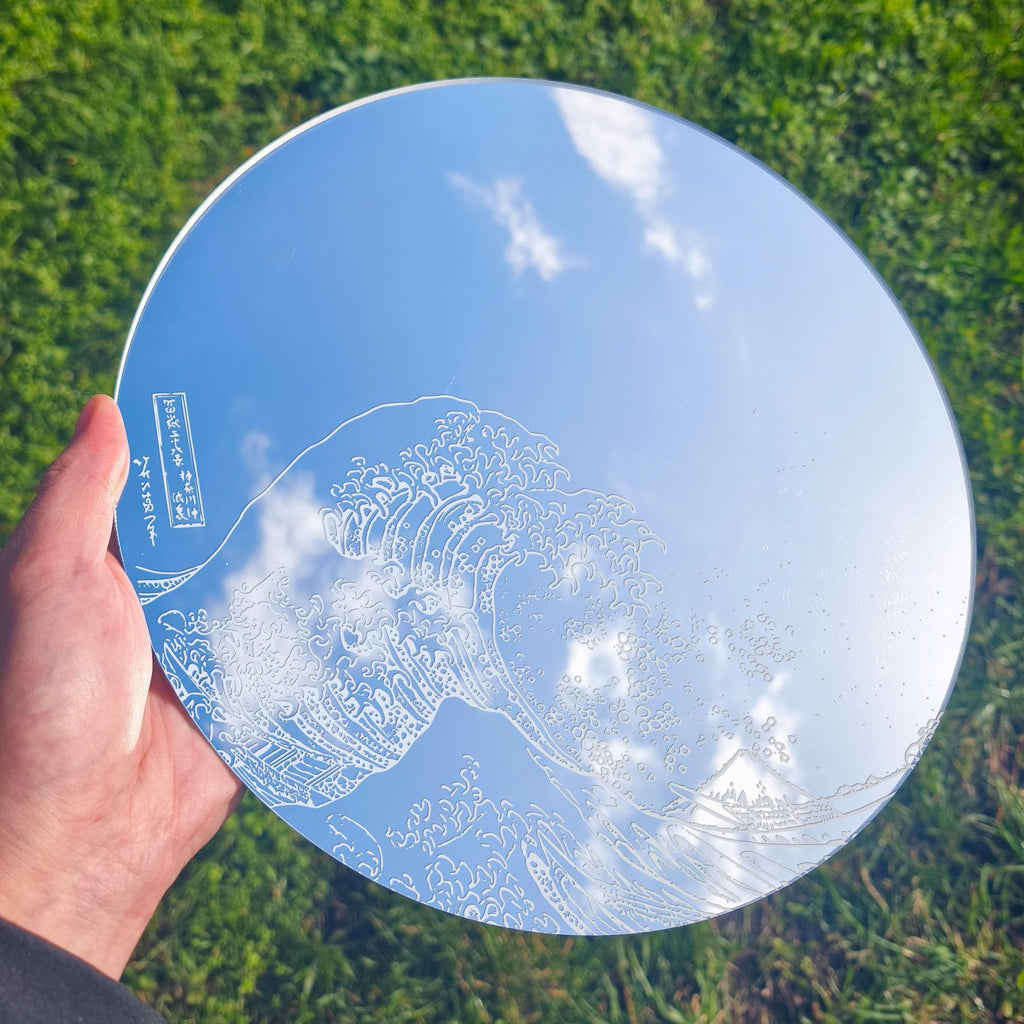 Japanese Wave Mirror