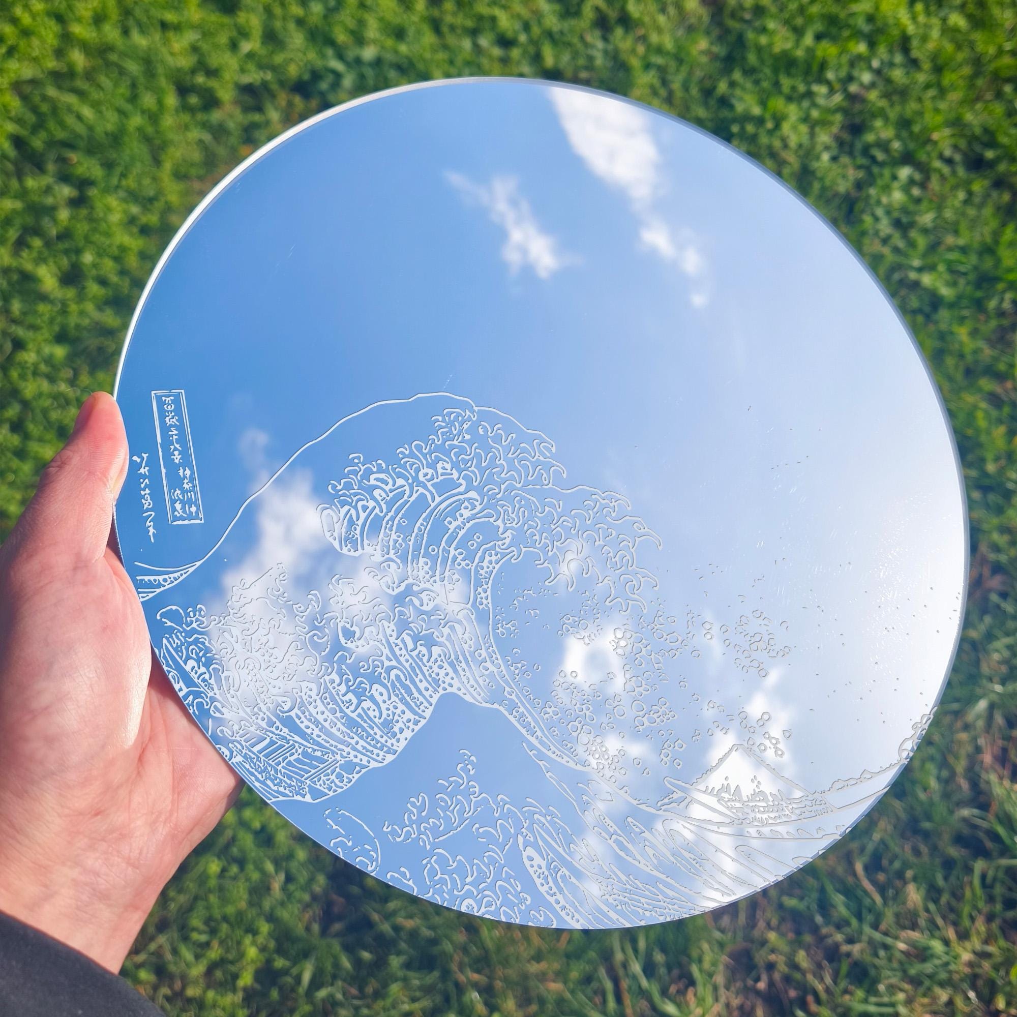 Japanese Wave Mirror