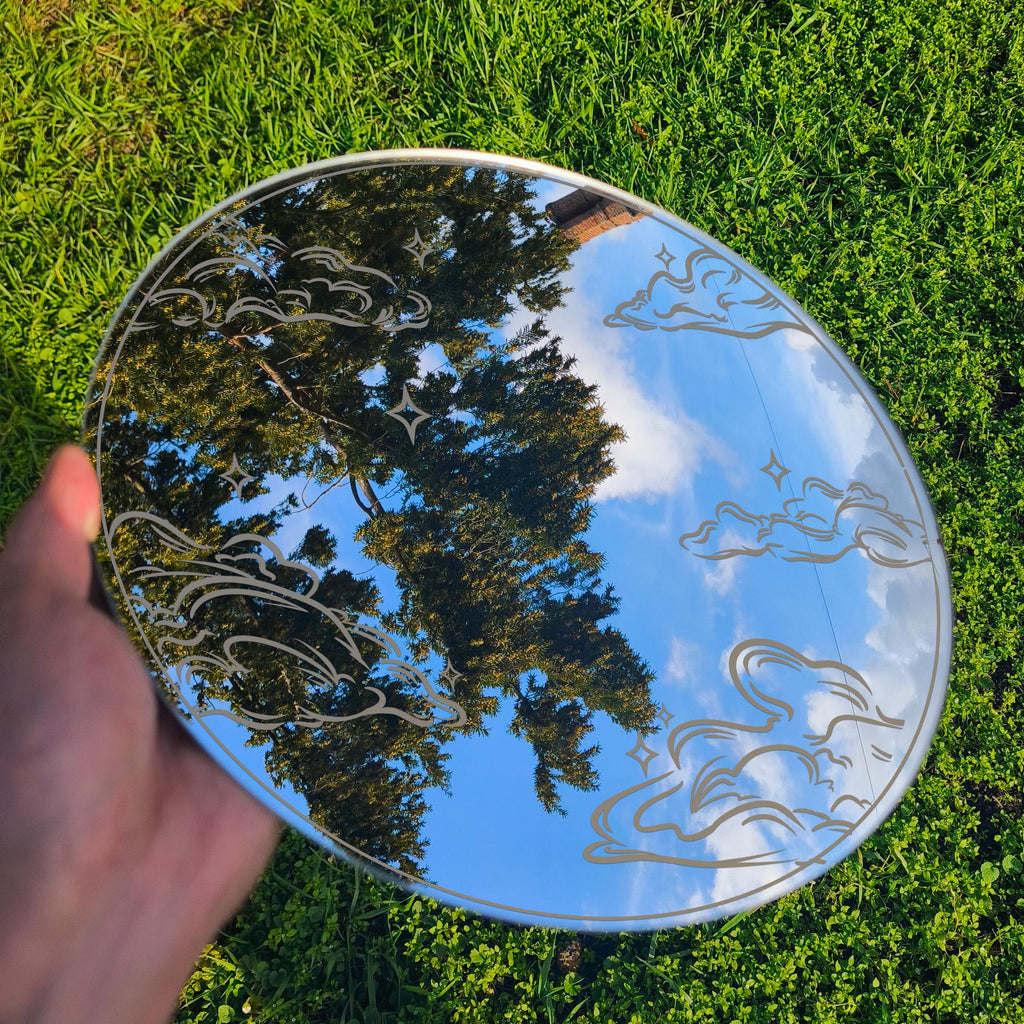 Celestial Clouds Mirror